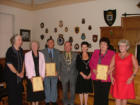 Citizen award winners 2009: (Left to right) Joyce Navas, Denzil Horton and Shirley Daines who received their awards at a reception hosted by the mayor Councillor Eric Harries on Saturday nigh