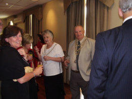 The Mayor Councillor Tony and Mrs Eden Meets the Mayor Councillor Maureen Colgan and Deputy Mayor Councillor Andrew McNaughton and the Pembroke Dock Civic Dinner May 2010